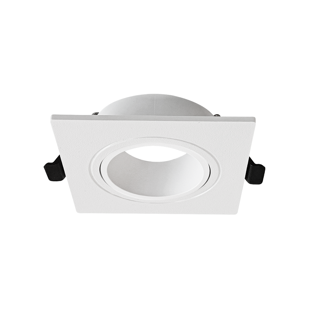 SPOT DE EMBUTIR CUAD BLANCO POLICARBONATO GU10 92X92 P2000B